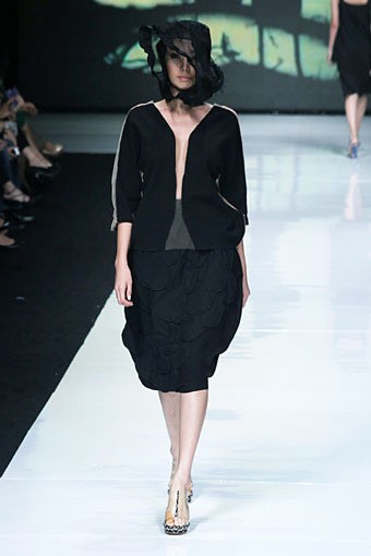 Oscar Lawalata Koleksi Couture. Jakarta Fashion Week 2013 at Plaza Senayan. Jakarta. [Foto: Mohammad Abduh/Wolipop]