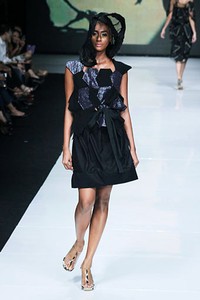 Oscar Lawalata Koleksi Couture. Jakarta Fashion Week 2013 at Plaza Senayan. Jakarta. [Foto: Mohammad Abduh/Wolipop]