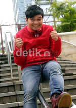 Indra Bekti Selalu Ceria