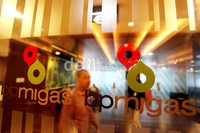 Suasana kantor BP Migas di Jl Jend. Gatot Subroto, Jakarta.