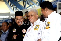 Ketua Umum PB IPSI tahun 1981-2003, Eddie M. Nalapraya juga hadir dalam acara tersebut.