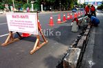 Separator Busway Ditinggikan