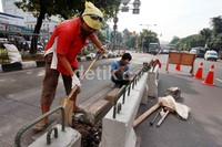 Peninggian separator dilakukan secara bertahap hingga akhir tahun ini.