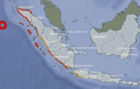 Gempa 5,0 SR Guncang Kabupaten Simeuleu Aceh
