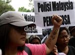 Migrant Care Demo Kedubes Malaysia