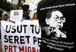 Migrant Care Demo Kedubes Malaysia
