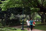 Asyiknya Berolahraga di Taman Jogging