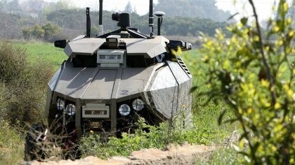 Israel Pakai Kendaraan Menakutkan Ini untuk Jaga Perbatasan