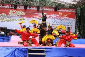 Ratusan Pendekar Beradu di Festival Seni Pencak Silat Indonesia