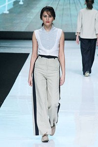 Auguste Soesastro, Kromo Spring/Summer 2013. Jakarta Fashion Week 2013, at Plaza Senayan, Jakarta. (Photo by Mohammad Abduh/Wolipop)