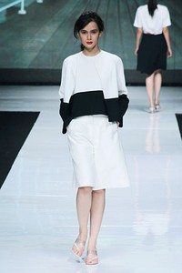 Auguste Soesastro, Kromo Spring/Summer 2013. Jakarta Fashion Week 2013, at Plaza Senayan, Jakarta. (Photo by Mohammad Abduh/Wolipop)