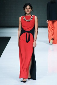 Auguste Soesastro, Kromo Spring/Summer 2013. Jakarta Fashion Week 2013, at Plaza Senayan, Jakarta. (Photo by Mohammad Abduh/Wolipop)