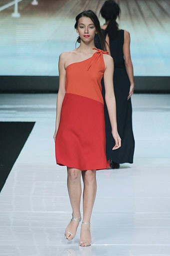 Auguste Soesastro, Kromo Spring/Summer 2013. Jakarta Fashion Week 2013, at Plaza Senayan, Jakarta. (Photo by Mohammad Abduh/Wolipop)