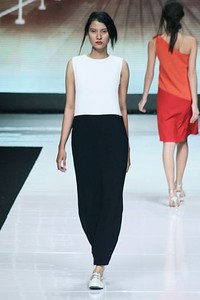 Auguste Soesastro, Kromo Spring/Summer 2013. Jakarta Fashion Week 2013, at Plaza Senayan, Jakarta. (Photo by Mohammad Abduh/Wolipop)