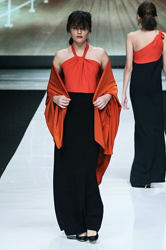 Auguste Soesastro, Kromo Spring/Summer 2013. Jakarta Fashion Week 2013, at Plaza Senayan, Jakarta. (Photo by Mohammad Abduh/Wolipop)