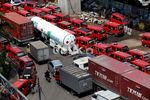 Ratusan Sopir Angkot Mogok Kerja
