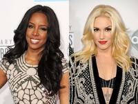 Belah tengah tidak pernah ketinggalan jaman. Kelly Rowland dan Gwen Stefani terlihat simple dengan gaya rambut belah tengah yang dibiarkan tergerai. Jason Merritt/Getty Images.