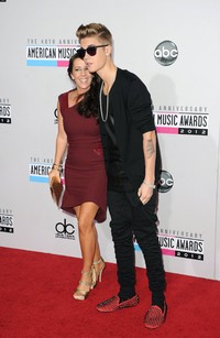 Wajah bahagia pun tak dapat disembunyikan Pattie Mallette. Jason Merritt/Getty Images.