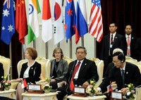 Presiden SBY menghadiri ASEAN Global Dialogue (AGD). Cahyo/Setpres.