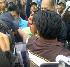 Truk Komando Aksi dan Seorang Buruh Diamankan