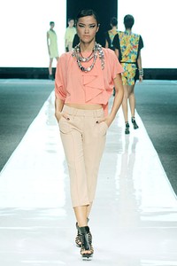 Ardistia Dwiasri New York Jakarta Fashion Week 2013, at Plaza Senayan, Jakarta. (Photo by Mohammad Abduh/Wolipop)