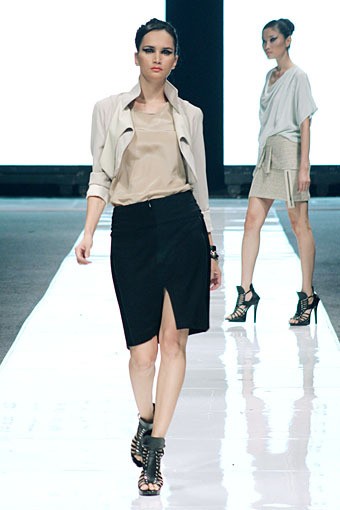 Ardistia Dwiasri New York. Jakarta Fashion Week 2013 at Plaza Senayan. Jakarta. [Foto: Mohammad Abduh/Wolipop]