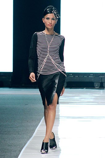 Ardistia Dwiasri New York. Jakarta Fashion Week 2013 at Plaza Senayan. Jakarta. [Foto: Mohammad Abduh/Wolipop]