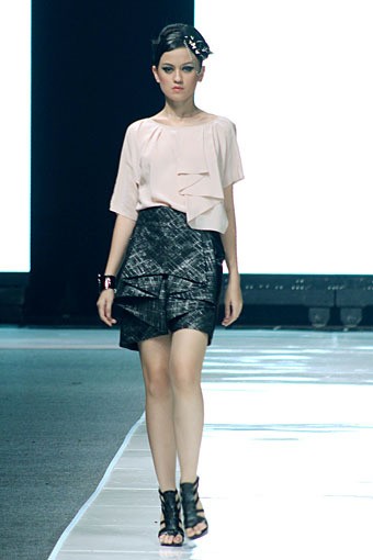 Ardistia Dwiasri New York. Jakarta Fashion Week 2013 at Plaza Senayan. Jakarta. [Foto: Mohammad Abduh/Wolipop]