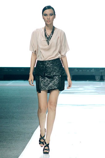 Ardistia Dwiasri New York. Jakarta Fashion Week 2013 at Plaza Senayan. Jakarta. [Foto: Mohammad Abduh/Wolipop]