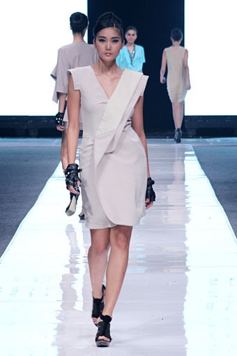 Ardistia Dwiasri New York. Jakarta Fashion Week 2013 at Plaza Senayan. Jakarta. [Foto: Mohammad Abduh/Wolipop]