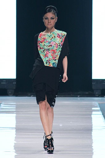 Ardistia Dwiasri New York. Jakarta Fashion Week 2013 at Plaza Senayan. Jakarta. [Foto: Mohammad Abduh/Wolipop]