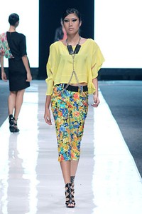 Ardistia Dwiasri New York. Jakarta Fashion Week 2013 at Plaza Senayan. Jakarta. [Foto: Mohammad Abduh/Wolipop]