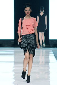 Ardistia Dwiasri New York. Jakarta Fashion Week 2013 at Plaza Senayan. Jakarta. [Foto: Mohammad Abduh/Wolipop]