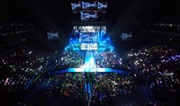 Konser pembuka tur Asia 2PM What Time is It? digelar sangat megah dan meriah di Shanghai. (JYP Entertainment).
