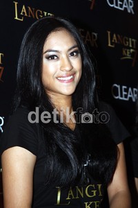 Taskya Giantri Namya mengaku bangga dapat berperan dalam film yang disutradarai oleh Rudi Soedjarwo. Gus Mun/detikHOT.