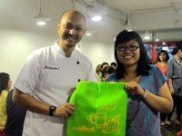 Semua peserta juga kebagian merchandise dari Detikfood. (Fitria Rahmadianti/Detikfood)