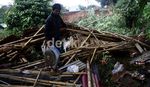 Puluhan Rumah di Cilebut Tertimbun Longsor