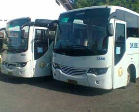 Bus Damri Bandara Blimbingsari Terganjal SK