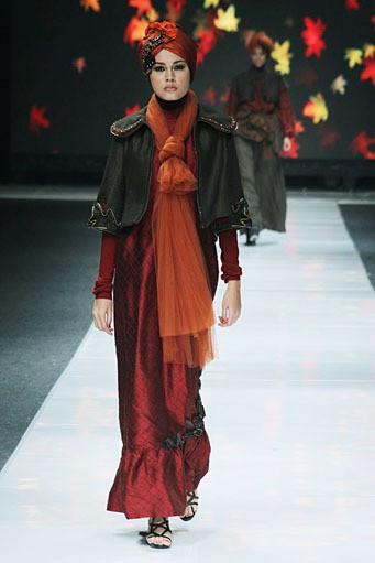 Tuty Adib Beauty Secret. Jakarta Fashion Week 2013 at Plaza Senayan. Jakarta. [Foto: Mohammad Abduh/Wolipop]