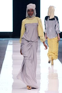 Irna Mutiara The Canary. Jakarta Fashion Week 2013 at Plaza Senayan. Jakarta. [Foto: Mohammad Abduh/Wolipop]