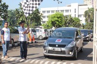 2.917 pengguna suzuki Ertiga melakukan Konvoi di Jakarta Pada 24/11/2012. Mohammad Lutfhi Andika/Detik Oto
