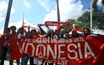 Suporter Indonesia  Serbu Bukit Jalil