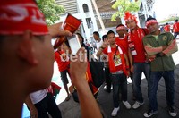 Sebagian besar supporter skuad garuda ini kebanyakan berasal dari tenaga kerja Indonesia yang bekerja di Malaysia.