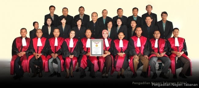 Terbitkan Akta Kelahiran Terbanyak, PN Tabanan Raih Rekor MURI