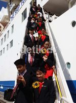 Kapal Fuji Maru Singgah di Jakarta