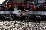 Sampah di Kali Sunter Dibersihkan
