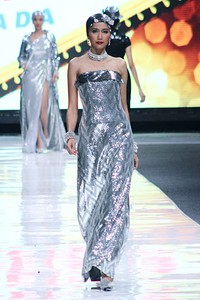 Chossy Latu Las Vegas. Jakarta Fashion Week 2013 at Plaza Senayan. Jakarta. [Photo: Mohammad Abduh/Wolipop]