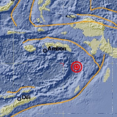 Tual Maluku Digoyang Gempa 6,3 SR