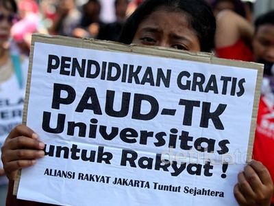 Masyarakat Miskin Demo Jokowi di Balai Kota