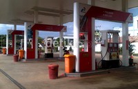 Salah satu SPBU di Samarinda tidak beroperasi karena kehabisan BBM jenis premium dan solar. Robert/detikFinance.